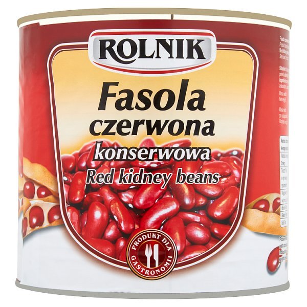Rolnik fasola czerwona konserwowa 2,5 kg