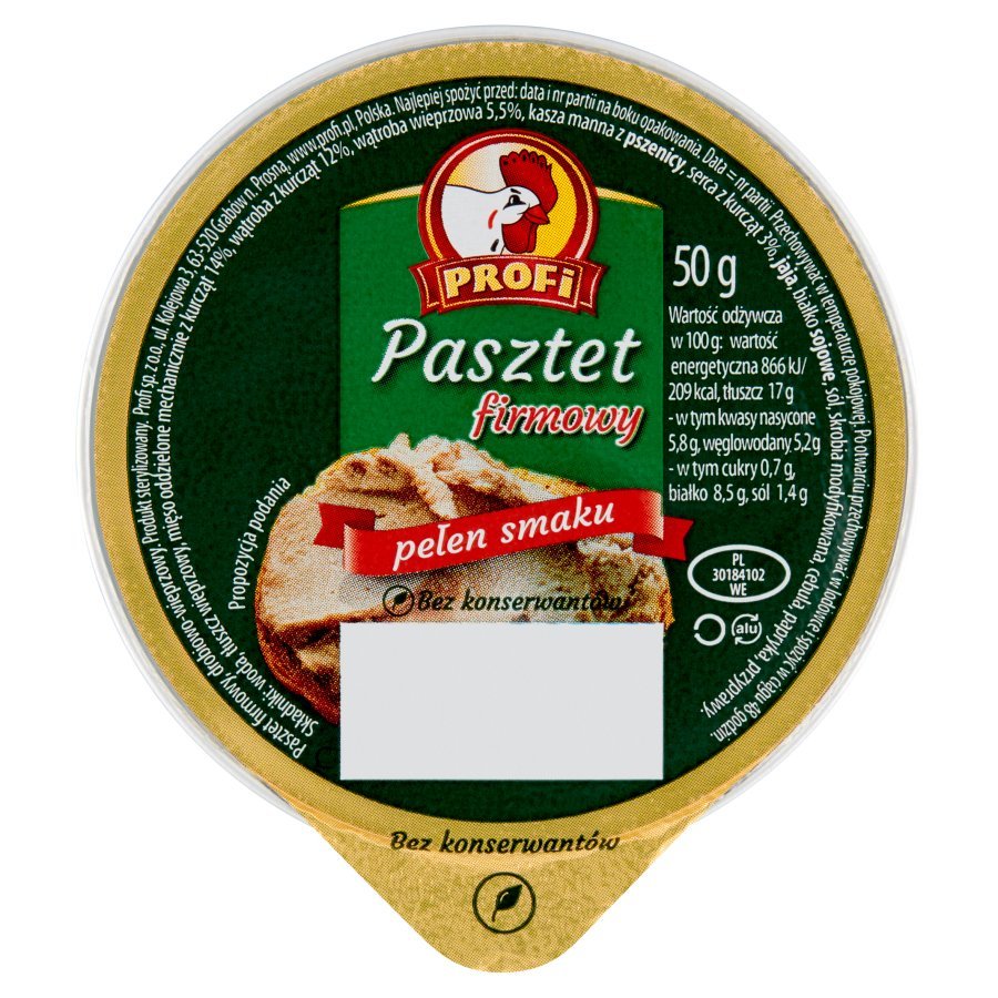 Profi pasztet firmowy 50g