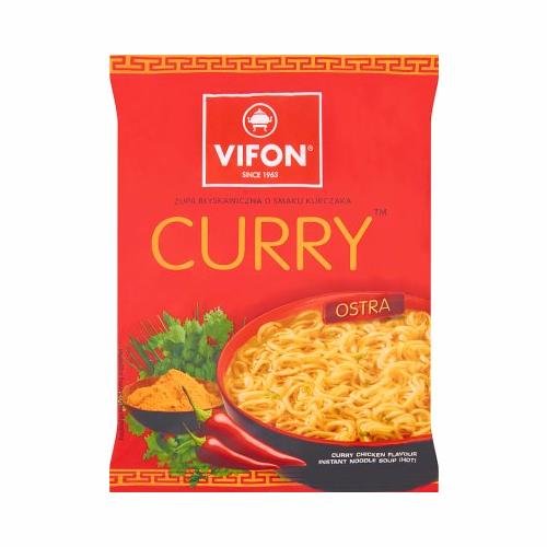 Tan Viet Zupa błyskawiczna Vifon Kurczak Curry o smaku kurczaka ostra 70 g