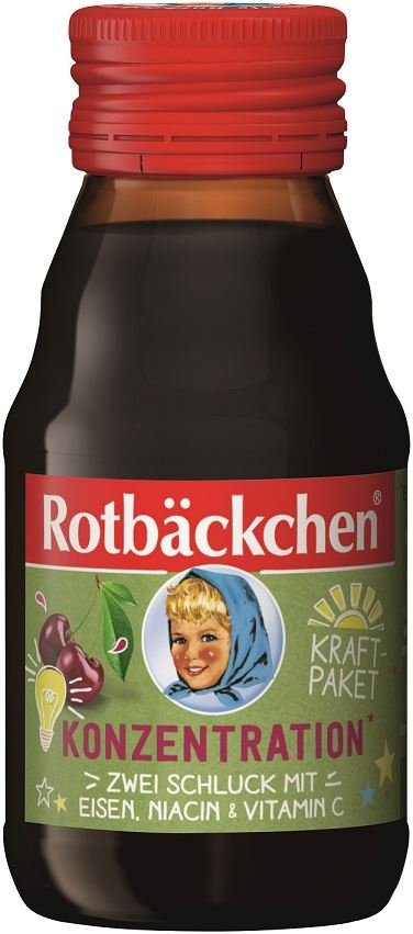 ROTBACKCHEN (soki, napoje) Shot Owocowy Z Żelazem, Witaminą C I Niacyną 60 Ml