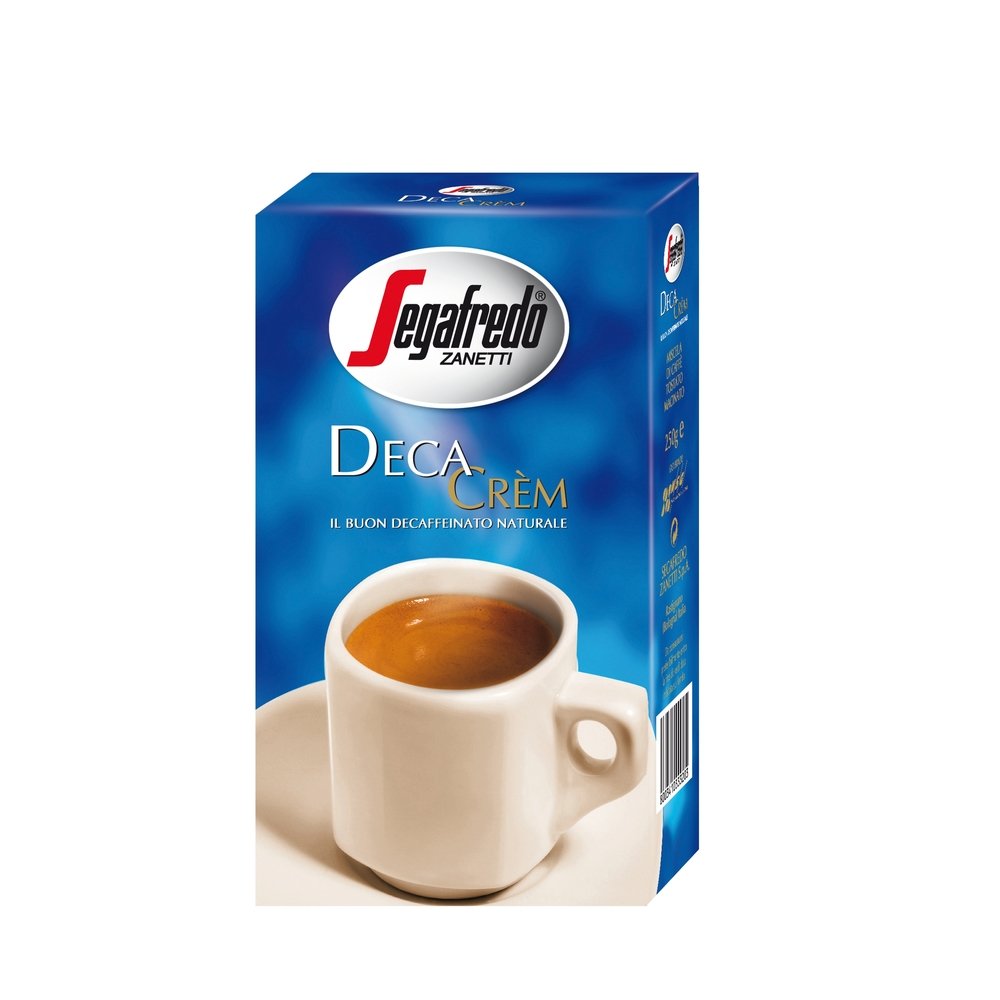 Segafredo Zanetti KAWA MIELONA BEZKOFEINOWA 250 G DECA CREM Zakupy dla domu i biura! 54428875