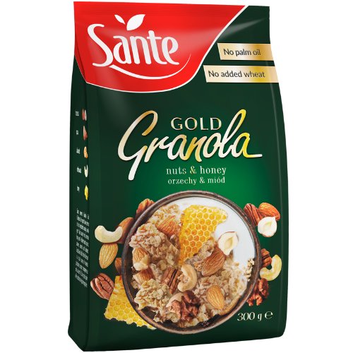 Sante Granola Gold orzechowa 300g -