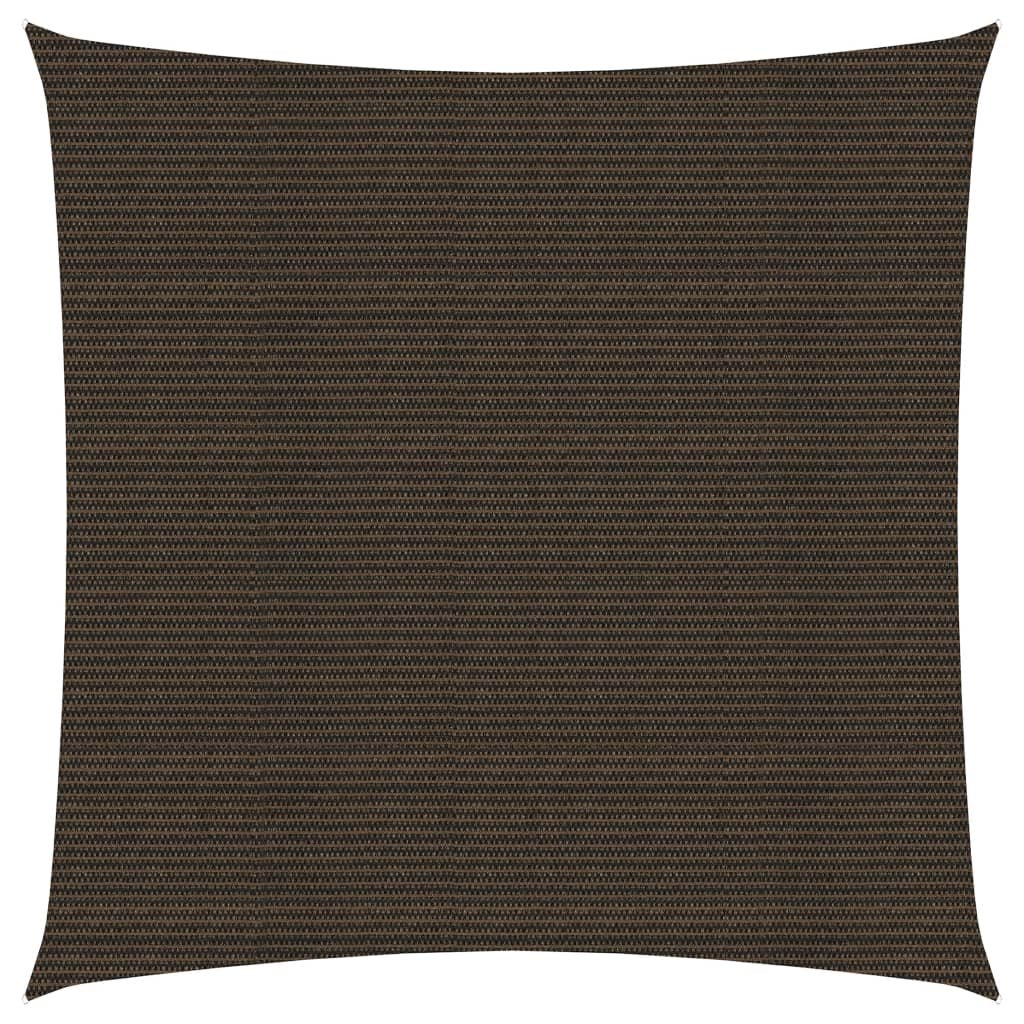 vidaXL Żagiel przeciwsłoneczny, 160 g/m, brązowy, 2x2 m, HDPE vidaXL