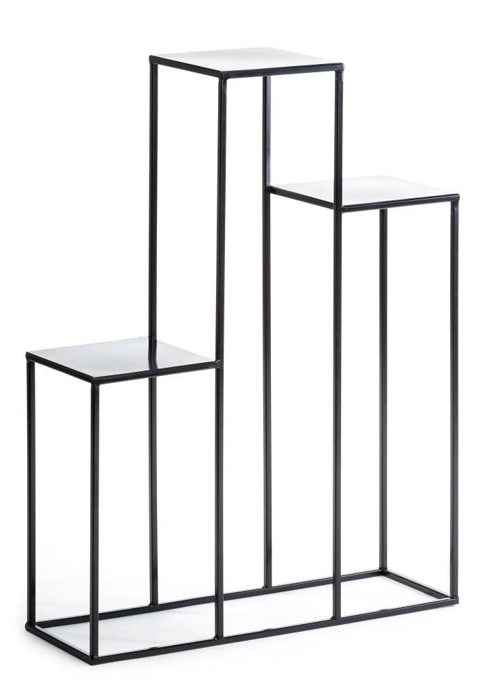 Nowoczesny kwietnik Podium 80 cm czarny 10-1599