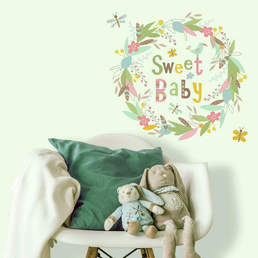 Naklejka Dekoracyjna Napis Sweet Baby Rmk3544Gm