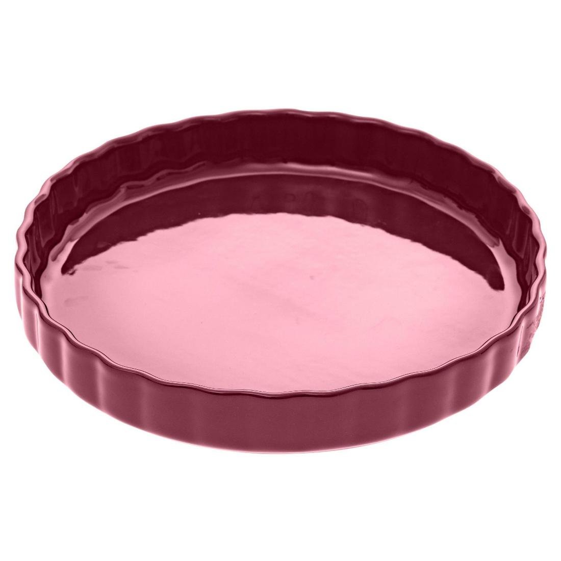 Naczynie do zapiekania ceramika 28 cm czerwone 151445A