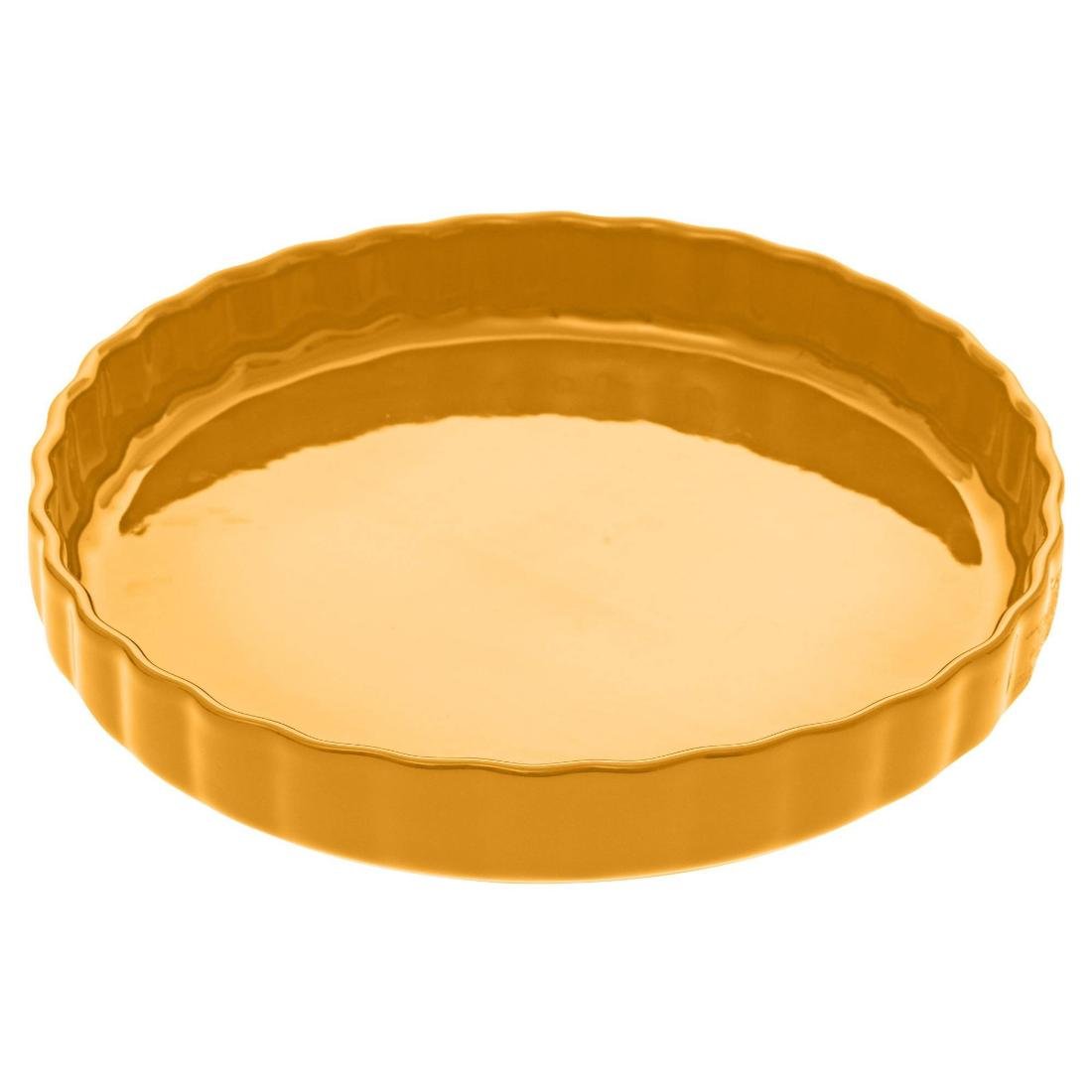 Naczynie do zapiekania ceramika 28 cm żółte 151445B