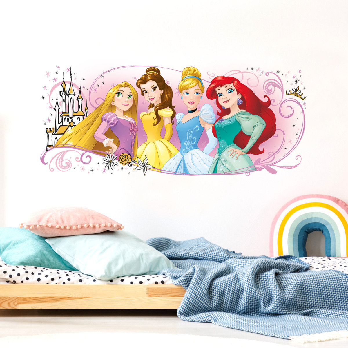 Naklejka Dekoracyjna Księżniczki Disney’A Rmk3182Gm