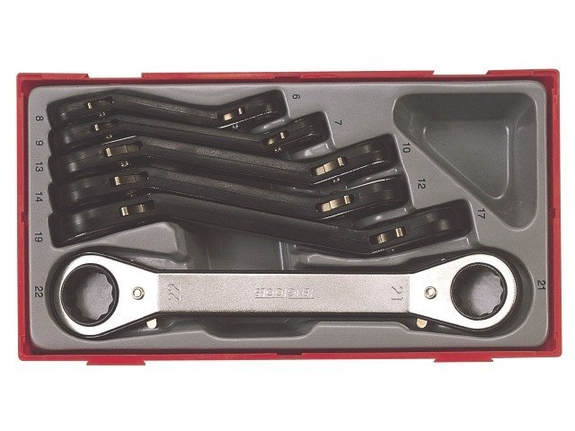 TENGTOOLS Zestaw kluczy oczkowy odgiętych (11670-0105)