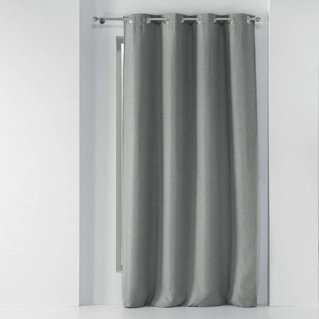 Douceur d'intérieur Douceur dintérieur Zasłona zaciemniająca TISSEA 135 x 240 cm szara 1608913