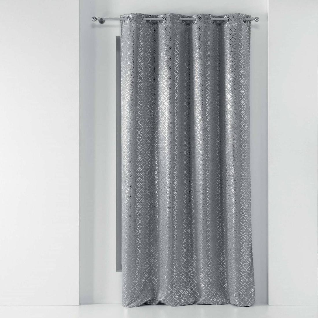 Douceur d'intérieur Zasłona zaciemniająca GENESIS 135 x 240 cm szara Douceur dintérieur