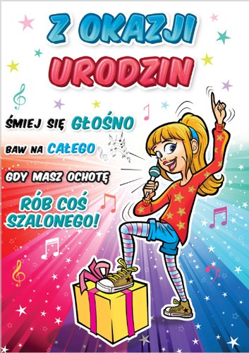 Karnet na urodziny wesoły, Young 32