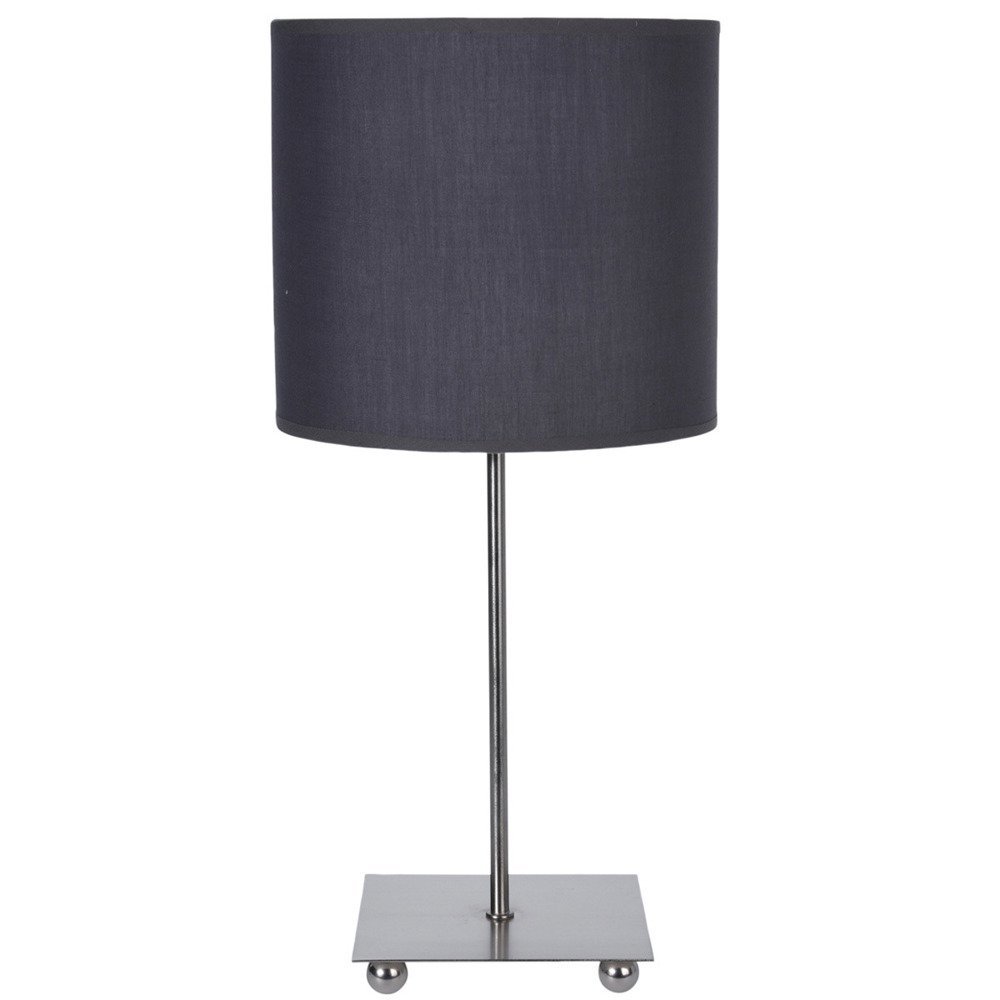 Home Styling Collection Lampka stołowa metalowa stojąca wys 47 cm czarna B0796W4KQ5
