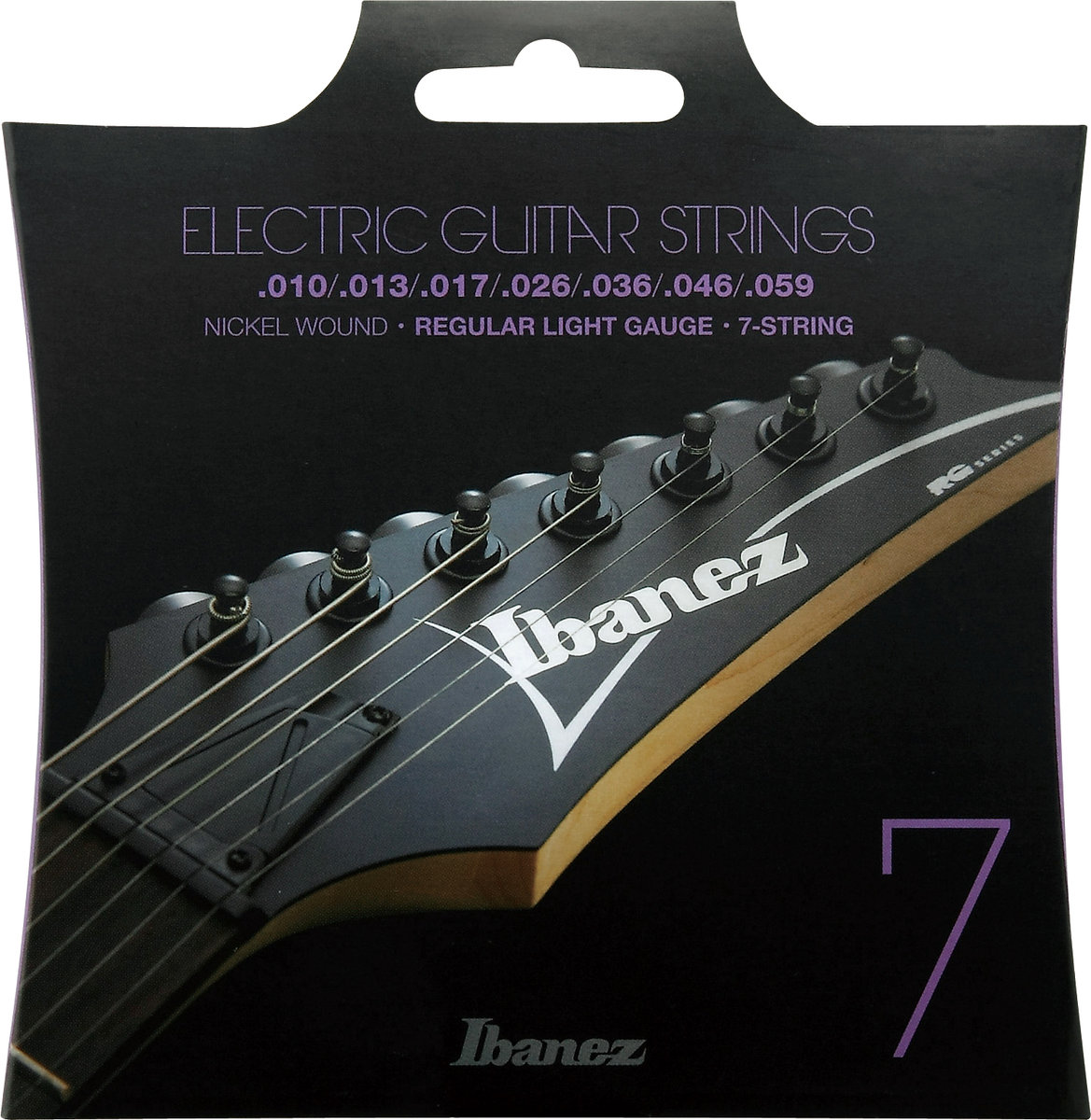 Ibanez IEGS71 komplet 7 strun Regular Light do gitary elektrycznej