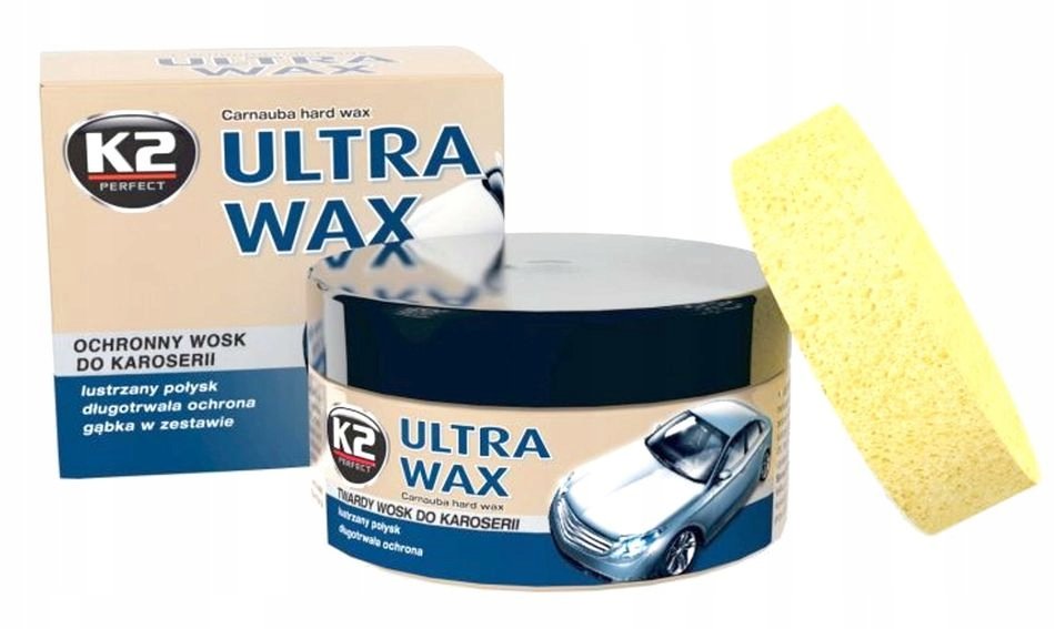 K2 ULTRA WAX TWARDY WOSK POŁYSK LAKIERU CARNAUBA