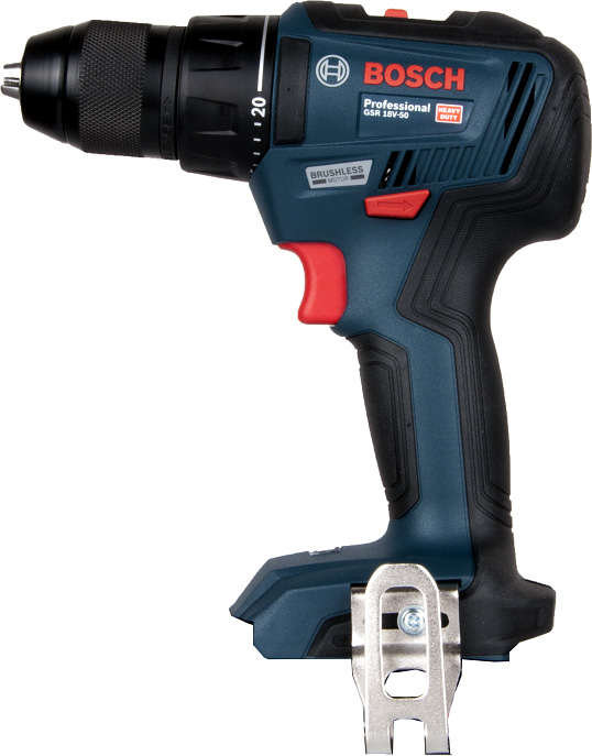 BOSCH Wiertarko-wkrętarka 18V 3x2,0Ah GSR 18V-50+ walizka