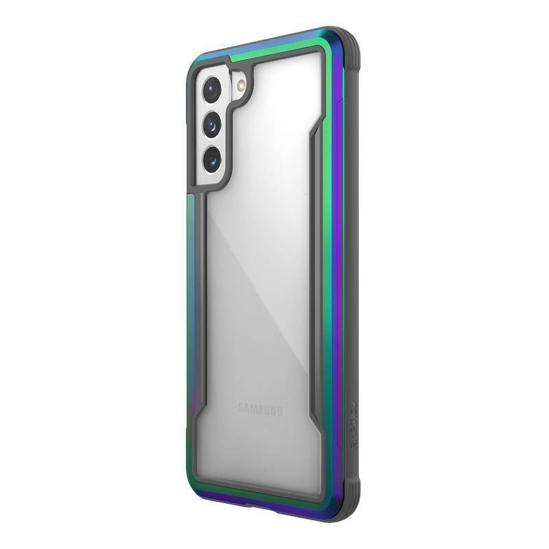 X-Doria Raptic Shield Etui aluminiowe na Samsung Galaxy S21+ PLUS (Antimicrobial protection) (Iridescent) 492201