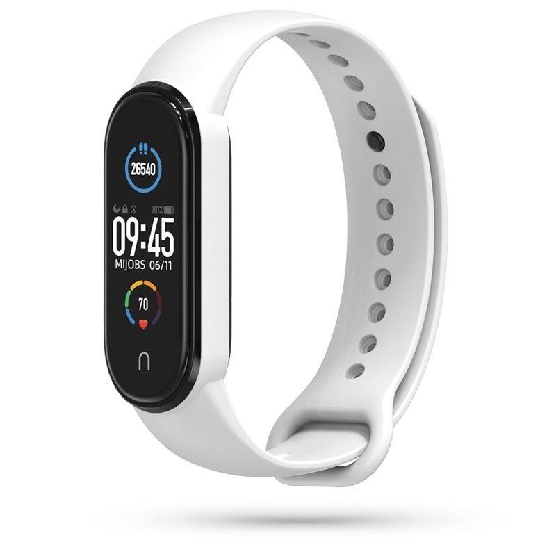 Фото - Ремінець для годинника / браслета Braders Pasek Iconband do Xiaomi Mi Band 5 / 6 White 