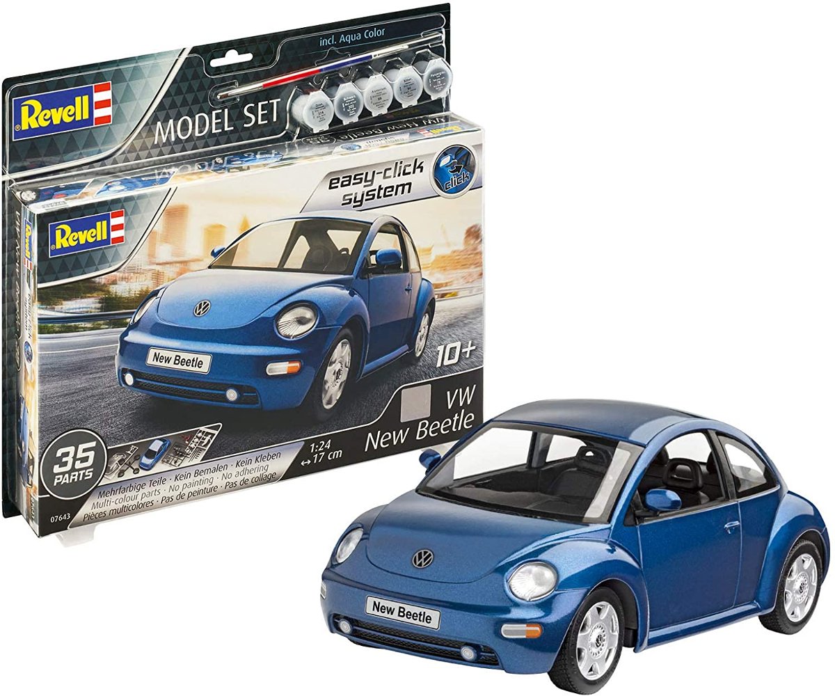 Revell, Samochód VW New Beetle, Model do sklejania, 10+