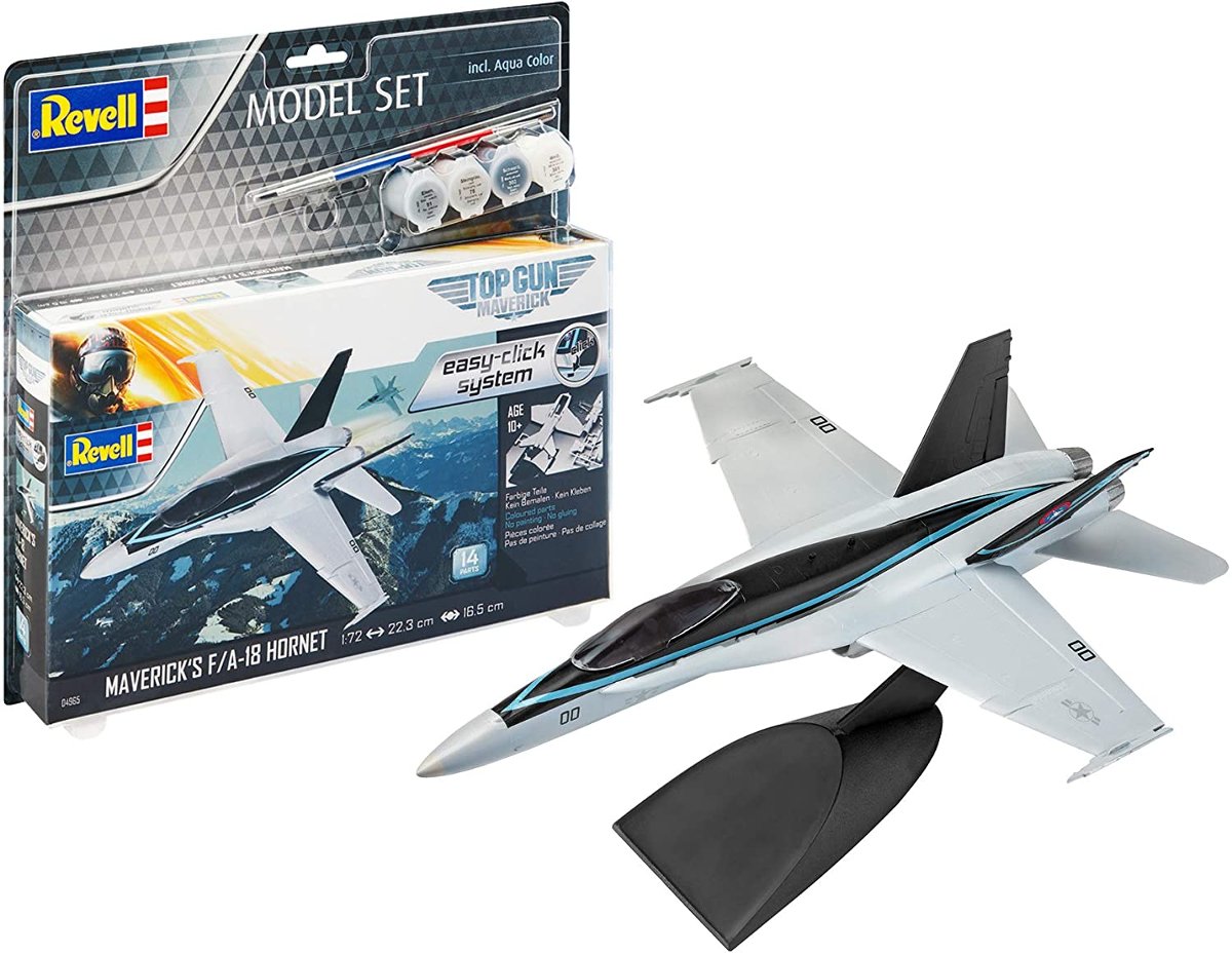 Revell Maverick F / A-18 Hornet Top Gun: Maverick (z farbami) 64965