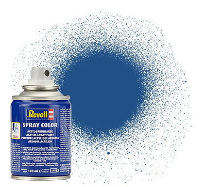Revell farba spray kolor niebieski mat 34156 34156
