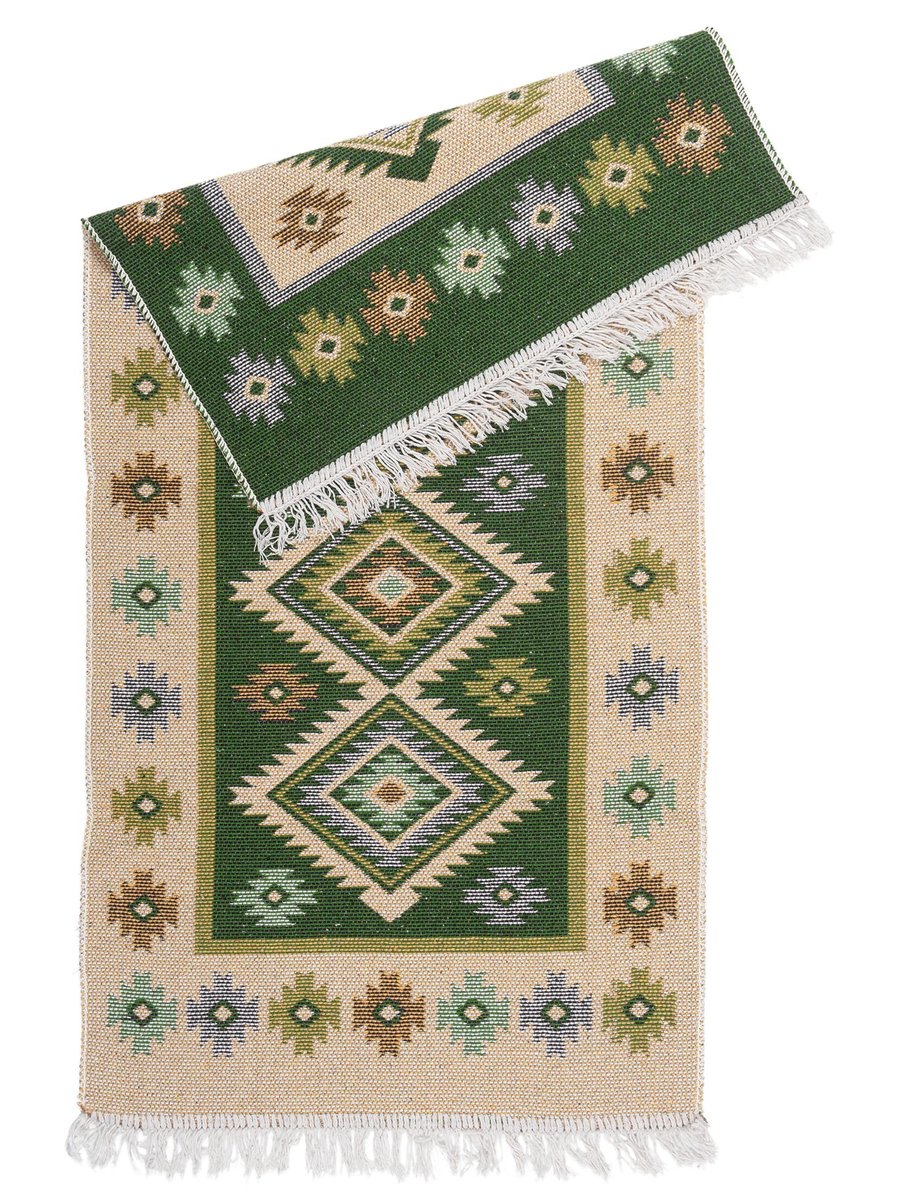 MULTI-DECOR Dywan Kilim zielony 60 x 120 cm