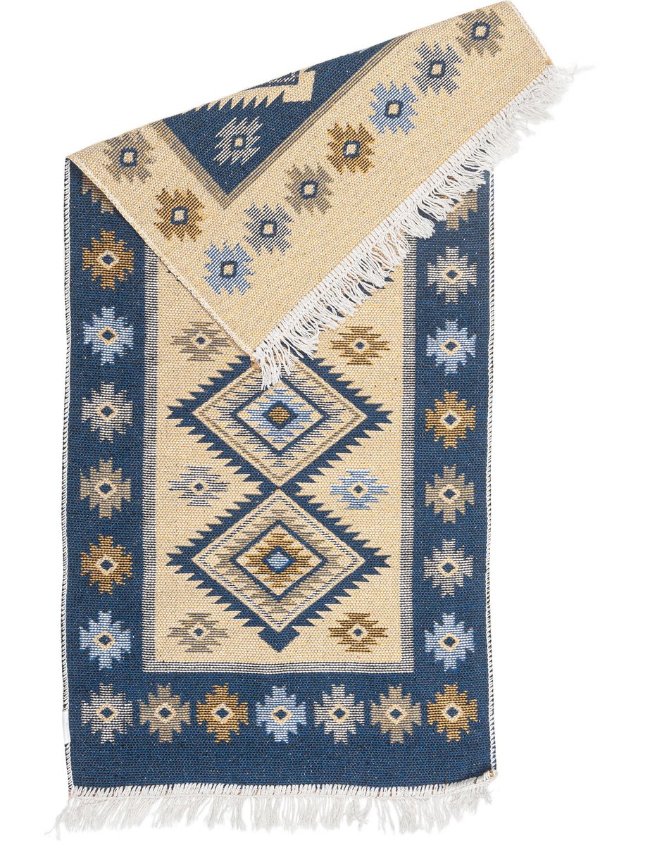 MULTI-DECOR Dywan Kilim niebieski 80 x 150 cm