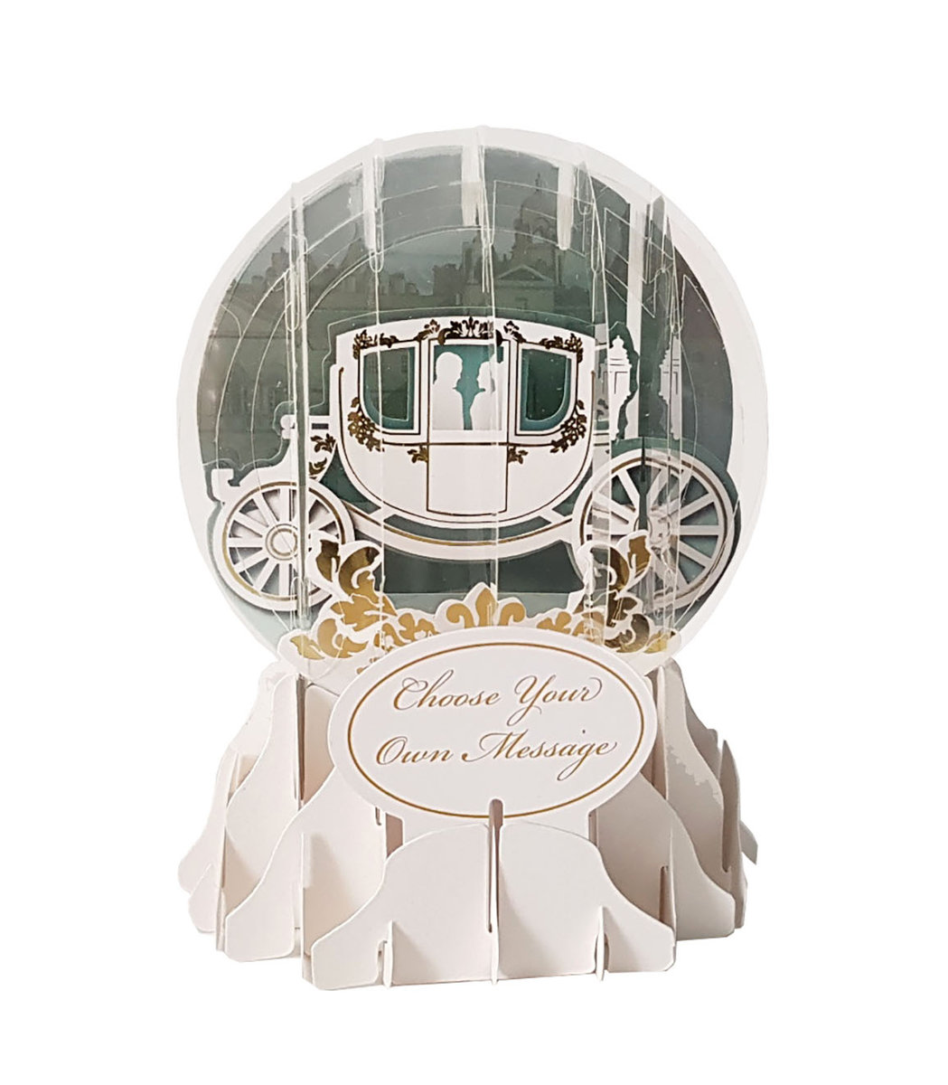 Karnet ślubny, EG029 Wedding Carriage