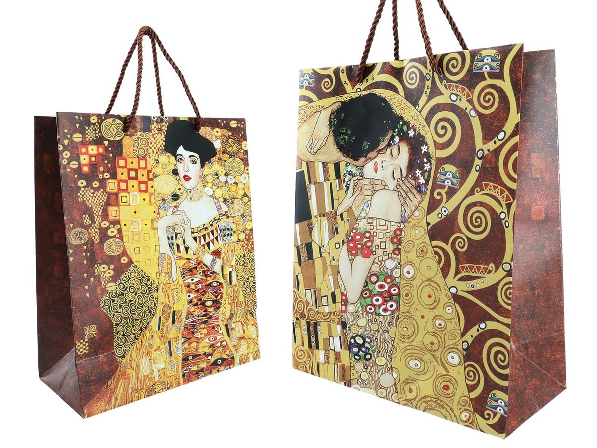 Torebka prezentowa - G. Klimt - Adela/Pocałunek (CARMANI)