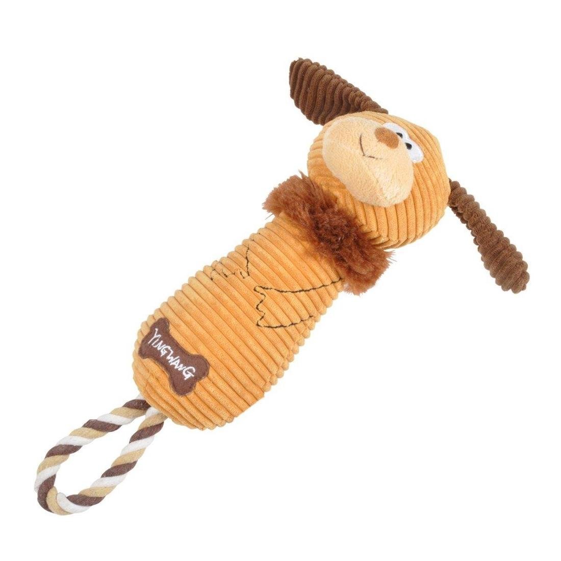 Love Story Zabawka dla psa z uchwytem 34 cm brązowa 6ANI818