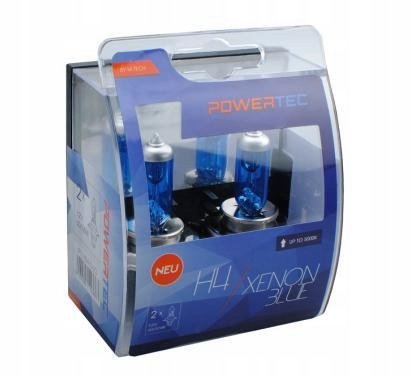 M-Tech o wyglądzie ptzxb4 Duo H4 Xenon żarówki halogenowe 55 W, niebieskie, liczba 2 PTZXB4-DUO