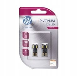 W5W T10 Dioda LED 4x 1xHP 6000k M-Tech 3lata GW