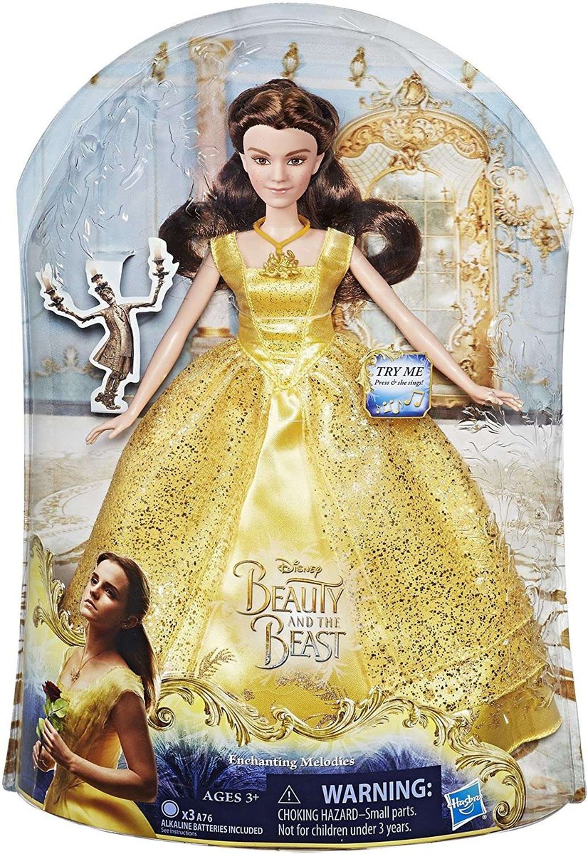 Disney Piękna I Bestia Lalka Bella Śpiewa Hasbro