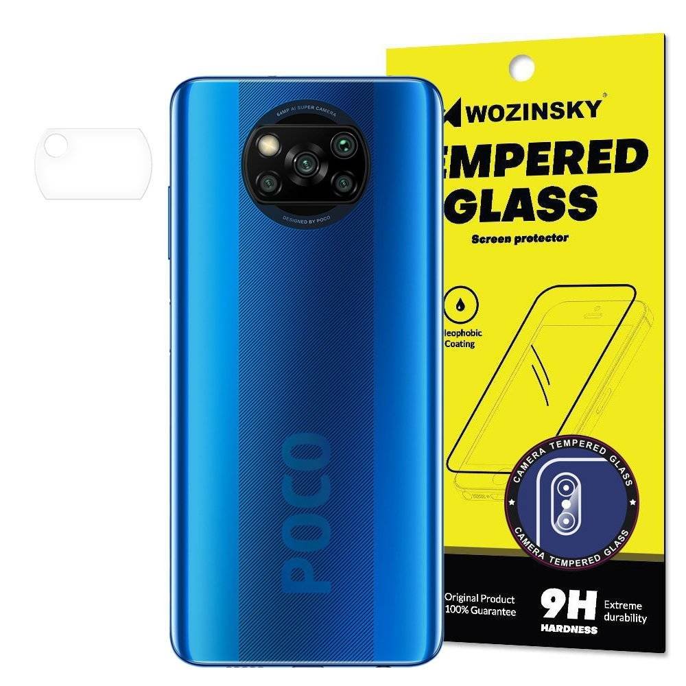 Wozinsky Camera Tempered Glass szkło hartowane 9H na aparat kamerę Xiaomi Poco X3 NFC