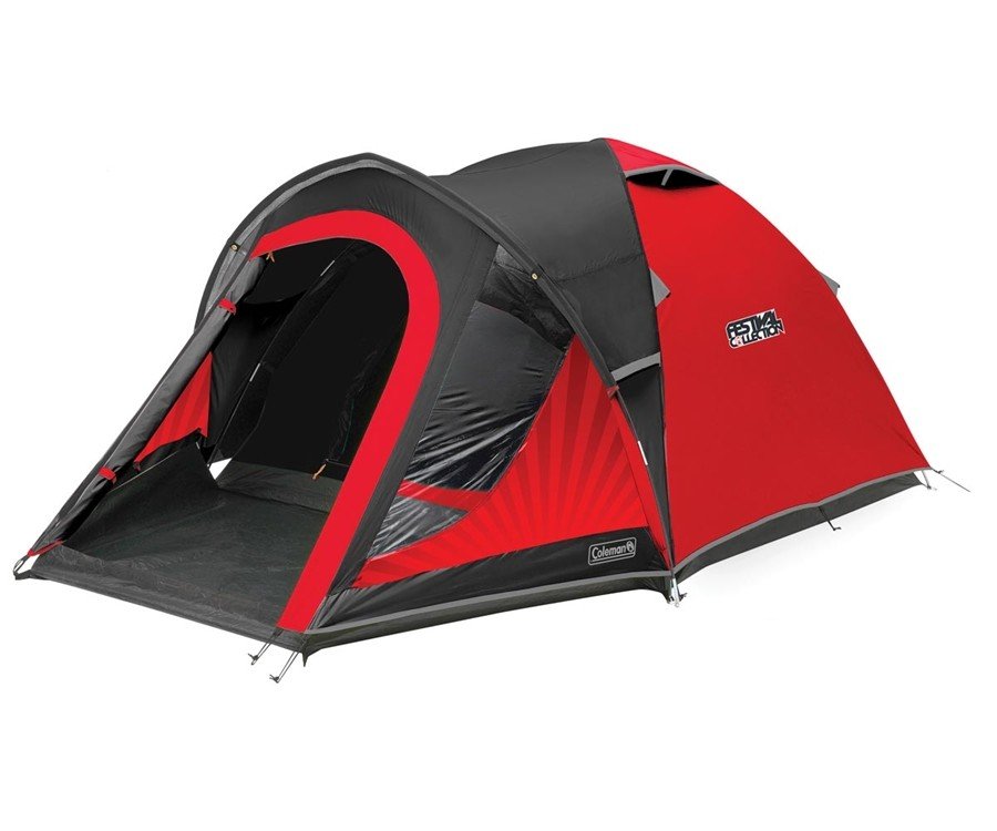 Coleman 2000032322 the Black Out 4 Tent Black/Red