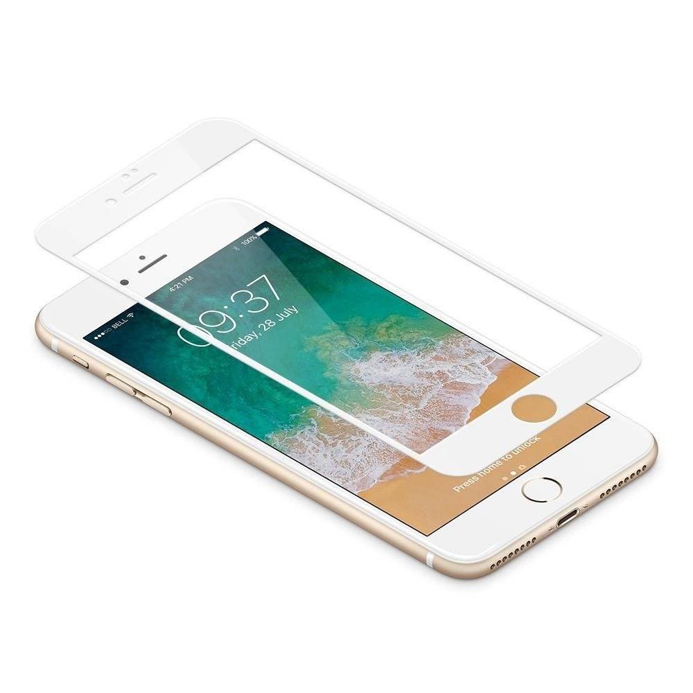 JCPAL Preserver Glass Szkło ochronne iPhone 8 biała ramka) JCP3671