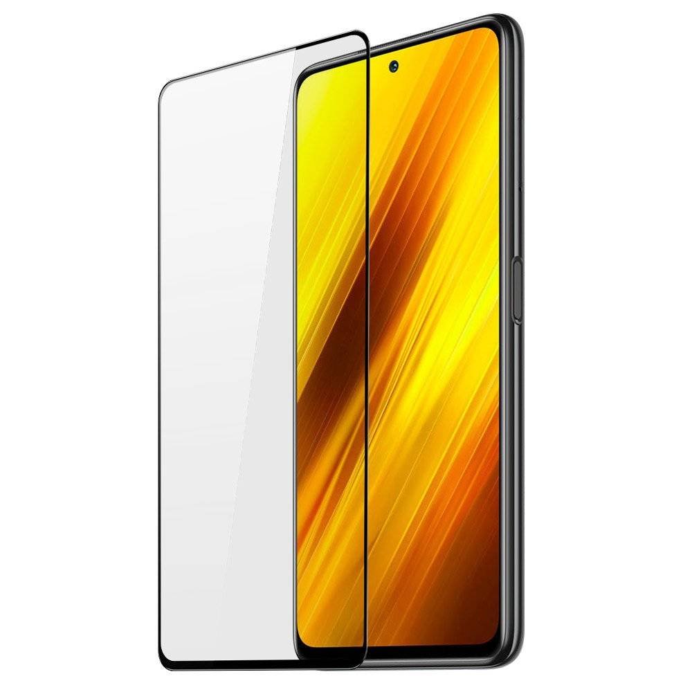 TEMPERED Dux Ducis 9D Glass wytrzymałe szkło hartowane 9H na cały ekran z ramką Xiaomi Poco X3 NFC czarny (case friendly)