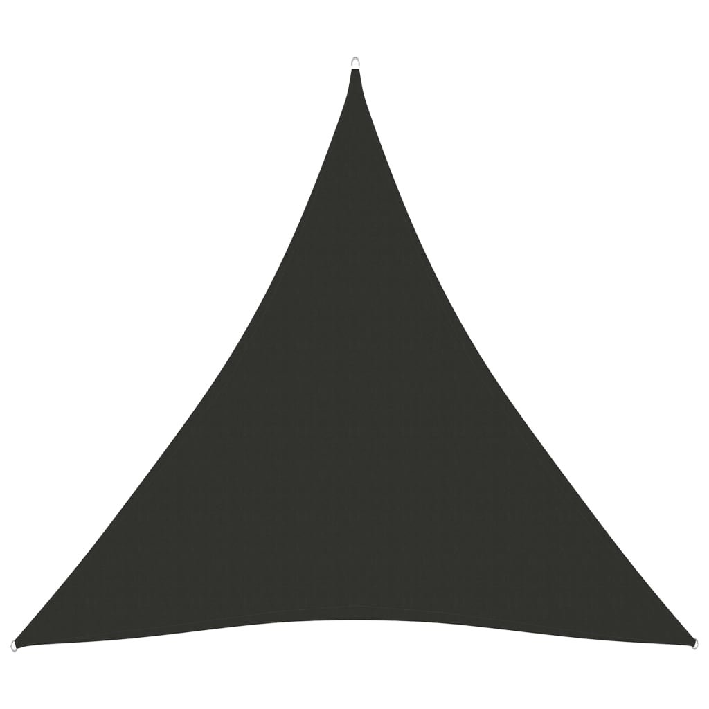 vidaXL Żagiel ogrodowy, tkanina Oxford, trójkątny, 4x4x4 m, antracyt vidaXL