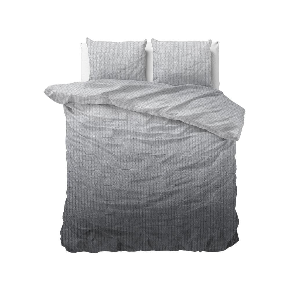 240x220 QUINN antracyt pościel flanelowa komplet