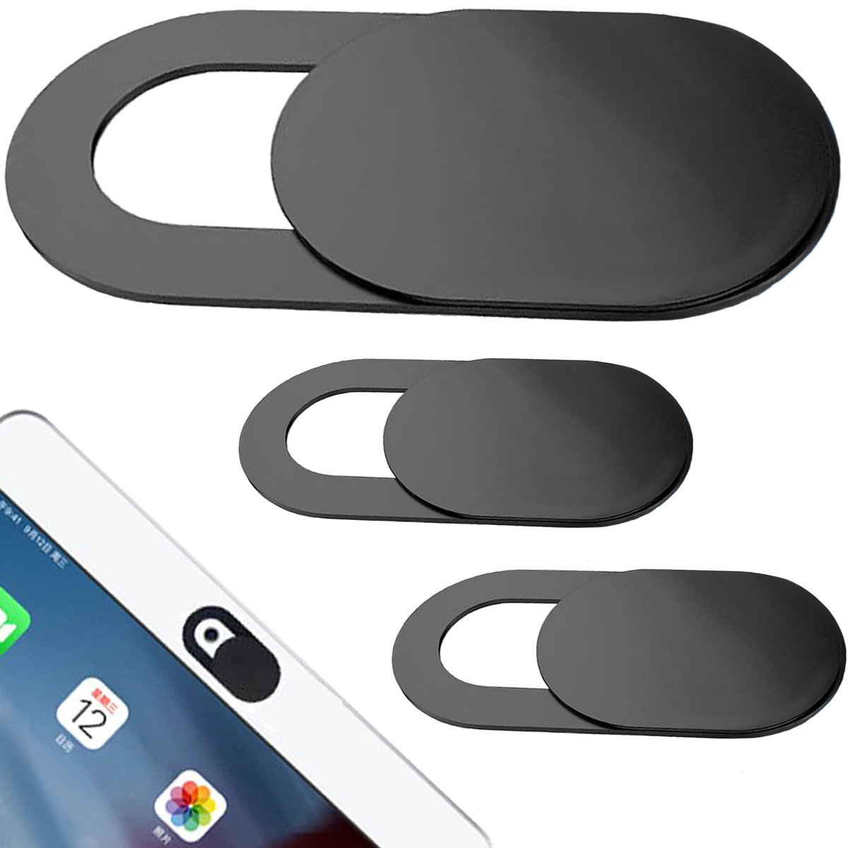 3 x Zaślepka Zasłonka do Kamery Kamerki Laptopa ISO TRADE