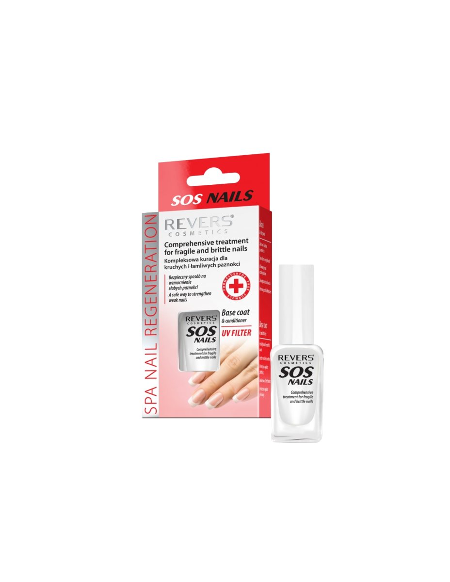 Revers Revers SOS Nails Kompleksowa Kuracja Dla Kruchych I Łamliwych Paznokci 10ml