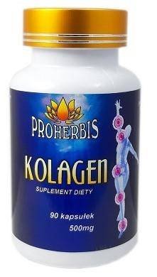 PROHERBIS Yucca Kolagen Rybi 90 500 mg kap Zdrowe Stawy YUC2902