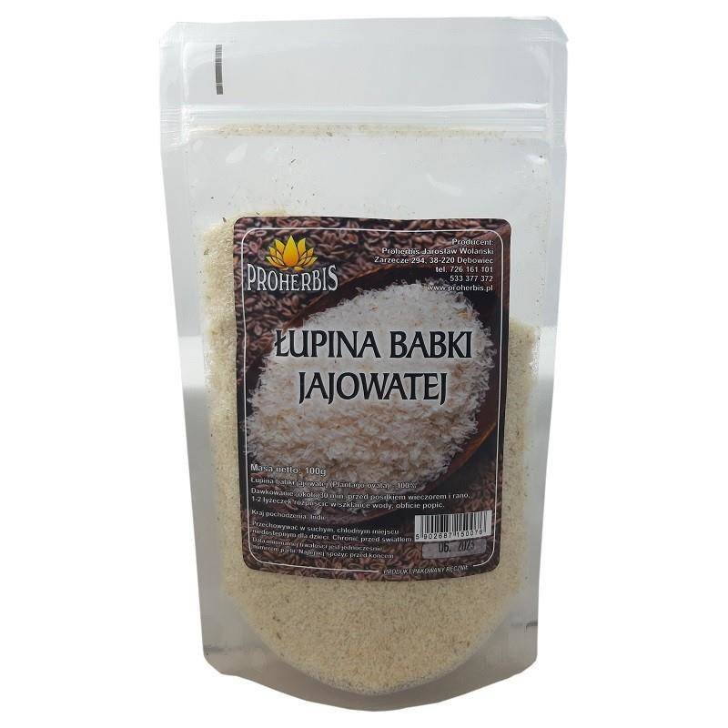 Yucca Łupina babki jajowatej 100g - 5902687150076