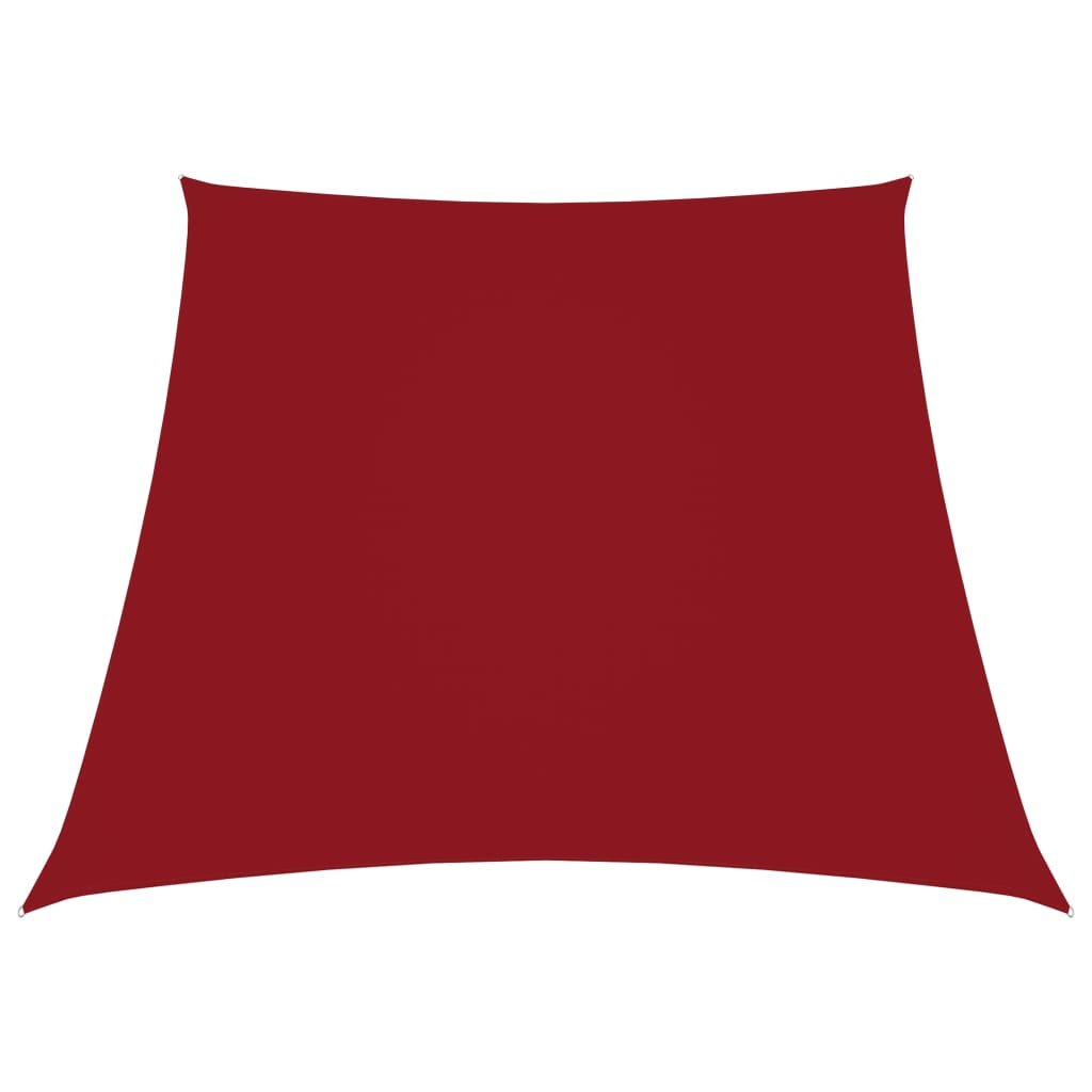 vidaXL Trapezowy żagiel ogrodowy, tkanina Oxford, 3/4x2 m, czerwony vidaXL