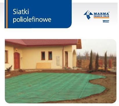 Siatka ogrodzeniowa rabatowa 1,2x50m oczko 15mm 296g/mb zielona MARMA