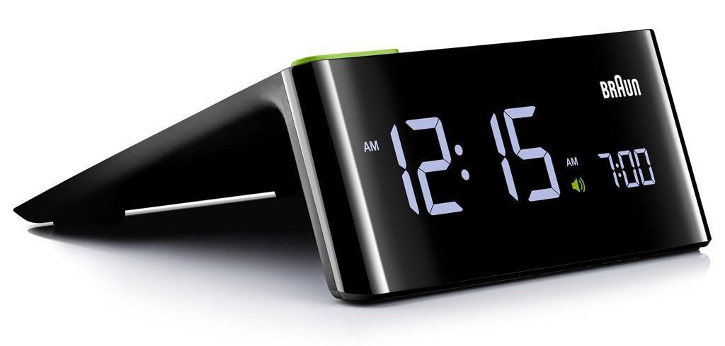 Braun Ekran LCD brązowy bnc016bk Vertical Alignment-budzik, czarny BNC016BK