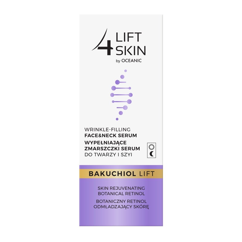 Lift 4 Skin Lift 4 Skin Bakuchiol Lift Wrinkle Filling Face & Neck 15ml serum wypełniające zmarszczki serum do twarzy i szyi