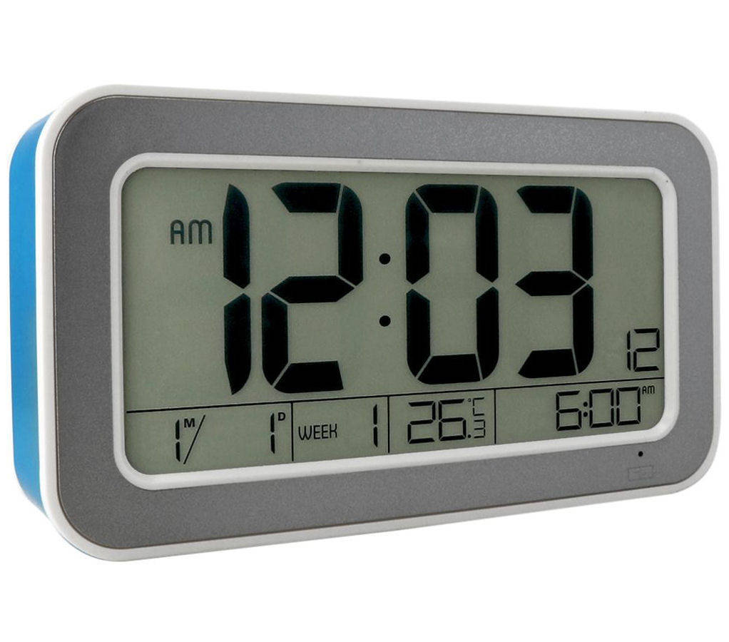 MPM Quality CYFROWY BUDZIK LED data termometr drzemka 4003.30 C02.4003.30