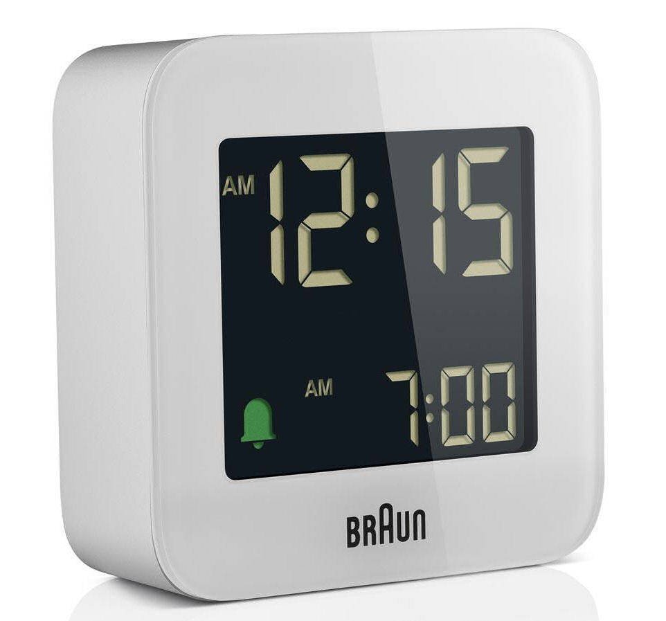 Braun Budzik elektroniczny BC08W - biały