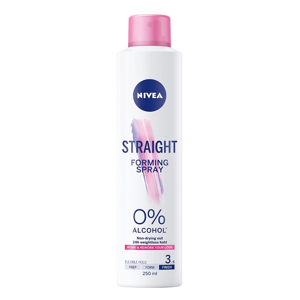 Nivea Forming Spray Straight spray stylizujący do wygładzania włosów 250 ml